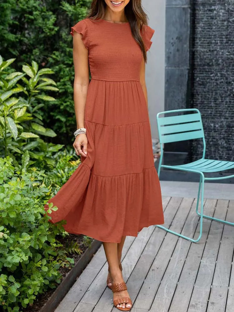 Amalia™ | Robe sophistiquée qui couvre le ventre