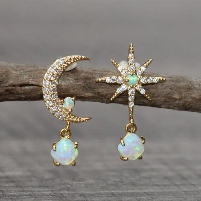 Boucles d'oreilles classiques en nacre Sterre
