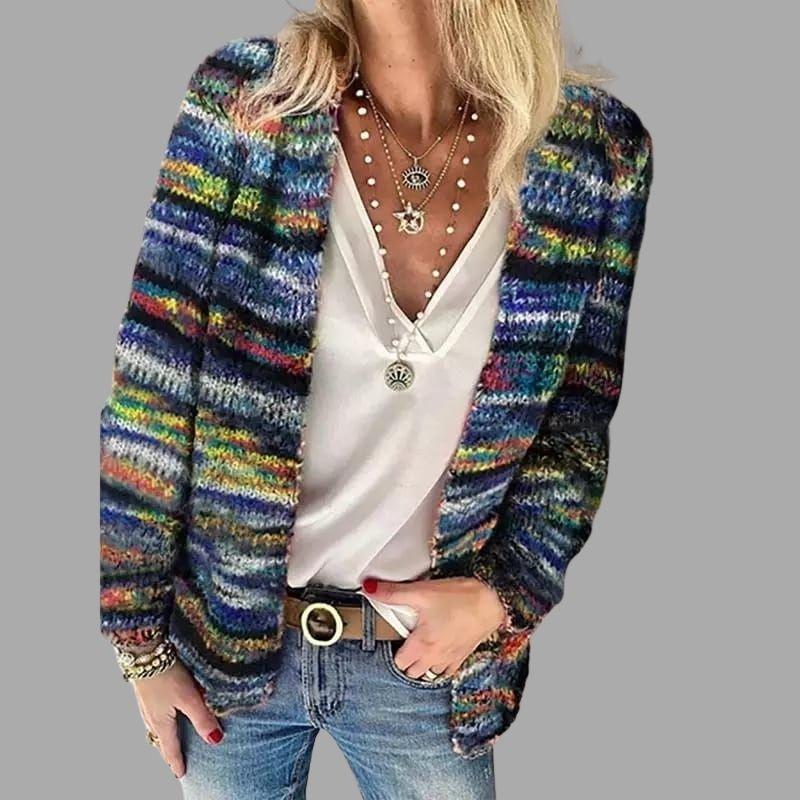 Mette - Veste en maille - Multicolore