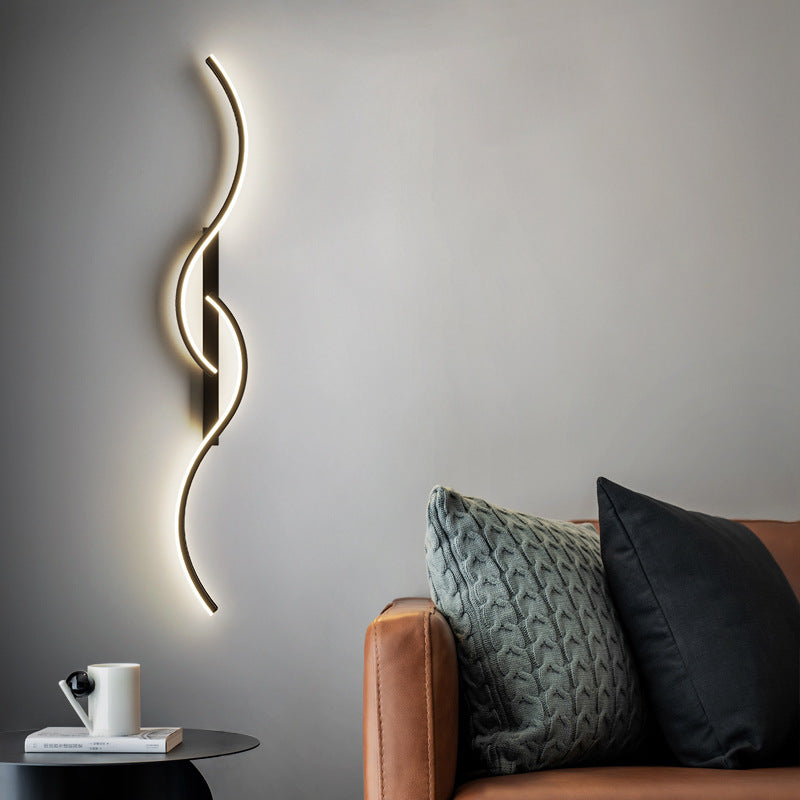 SwirlShine™ / Applique Murale Ondulée
