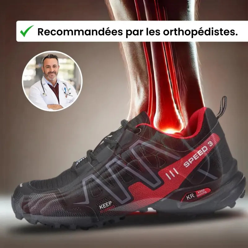 OrthoPath™ – Chaussures de marche à confort orthopédique homme