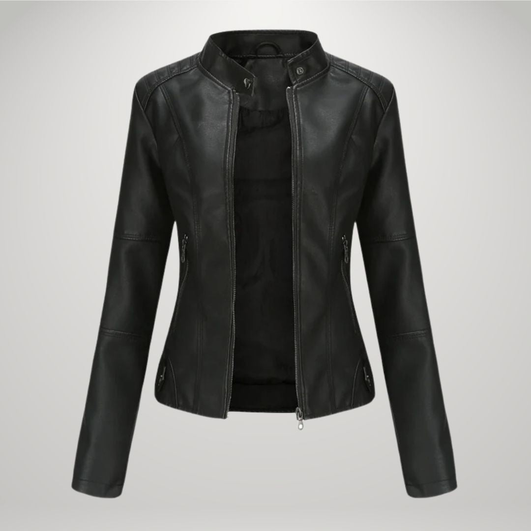 Veste en cuir décontractée Sophia™