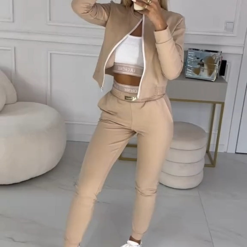 MÉLANIE - TENUE DE SPORT ÉLÉGANTE 3 PIÈCES