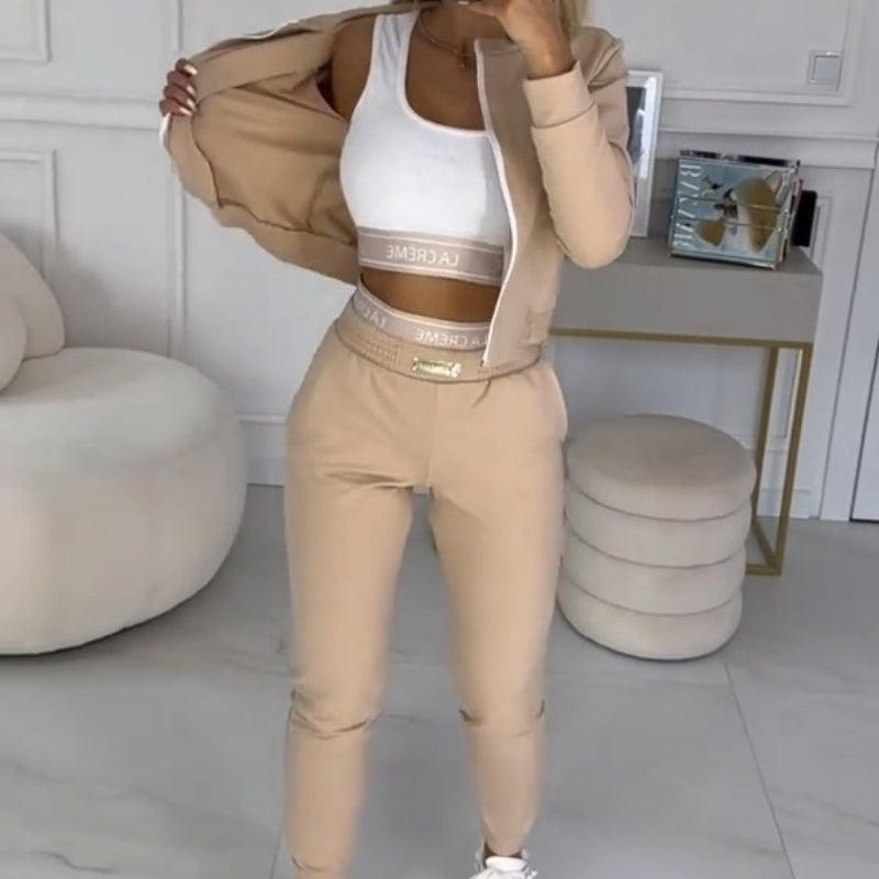 MÉLANIE - TENUE DE SPORT ÉLÉGANTE 3 PIÈCES
