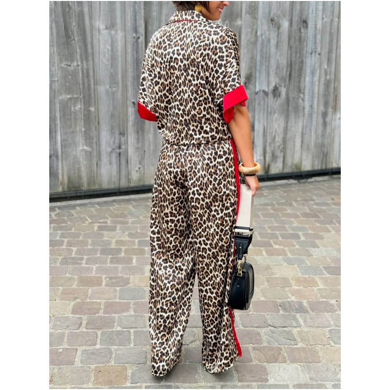 LILI - ENSEMBLE DE TENUE LÉOPARD DE LUXE