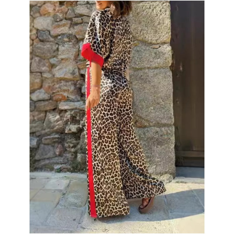 LILI - ENSEMBLE DE TENUE LÉOPARD DE LUXE