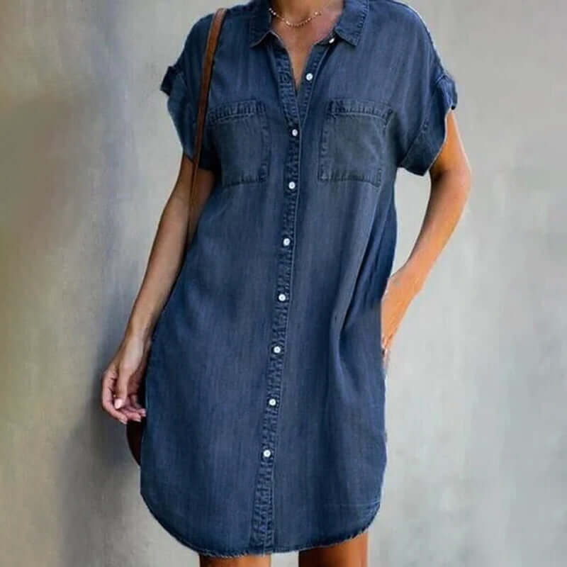 QUINIE - ROBE POLO DÉCONTRACTÉE