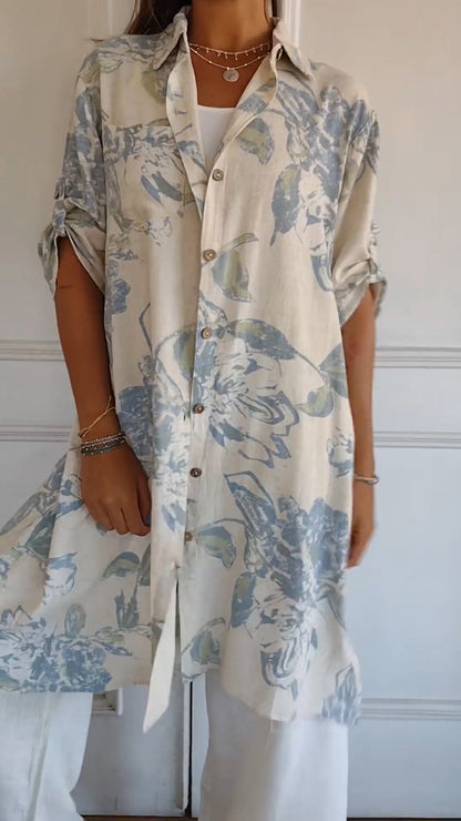 JULIA - ROBE CHIC EN COTON ET LIN