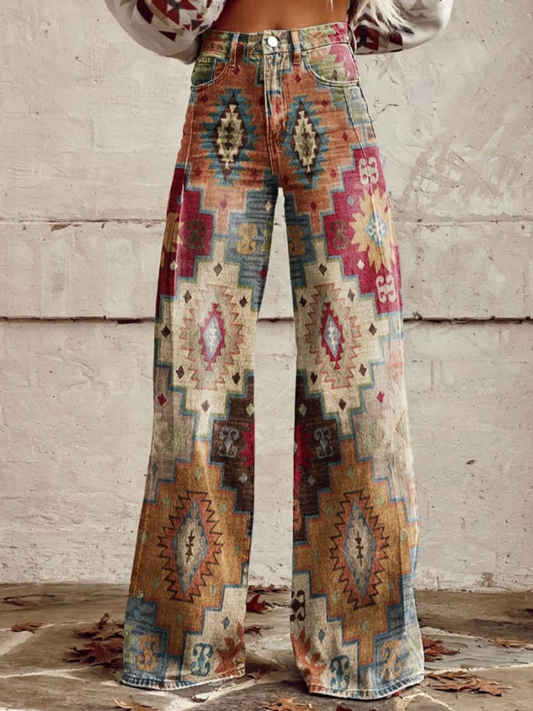 Modèles Boho | Pantalon évasé vintage