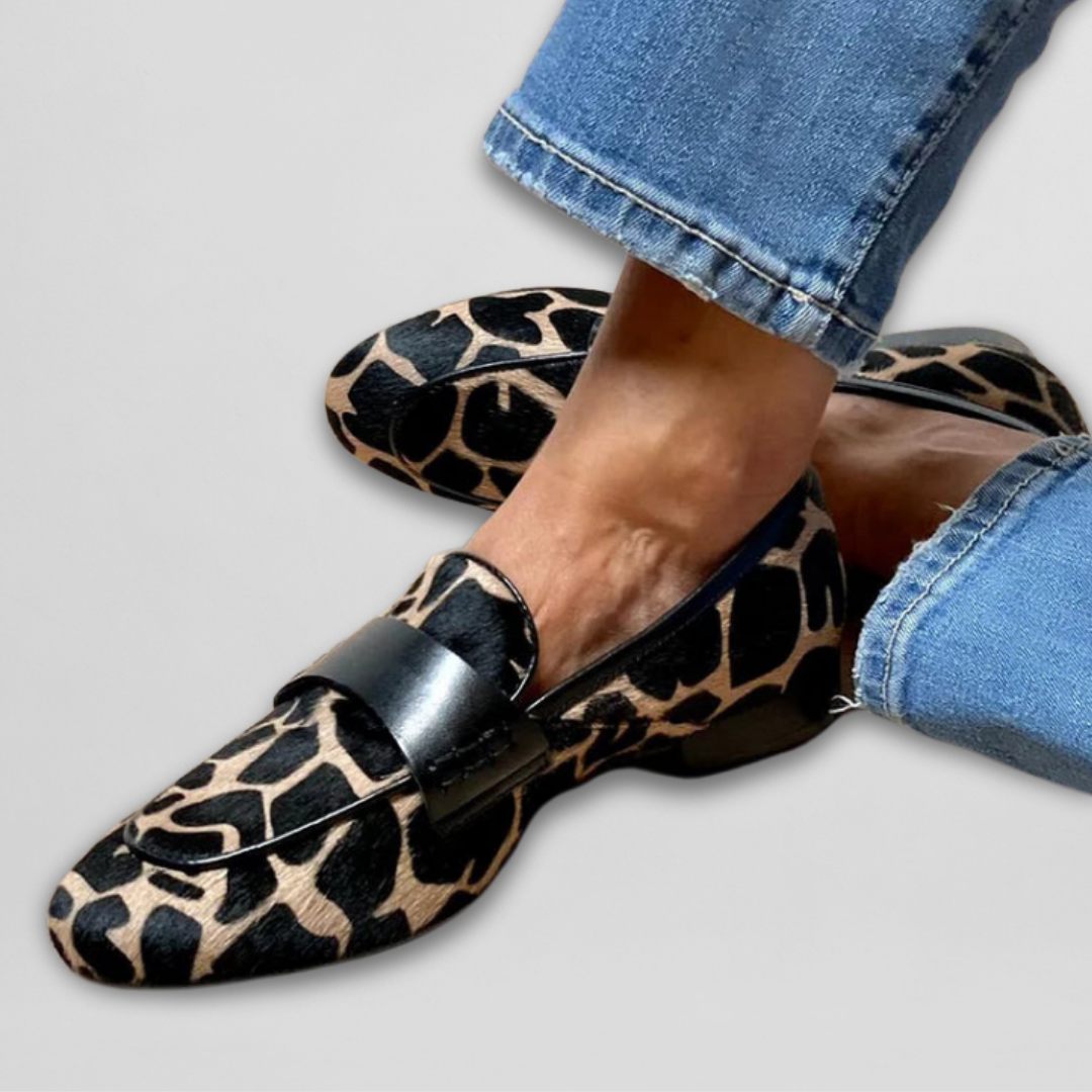 Léopard | Mocassin à Imprimé Animal