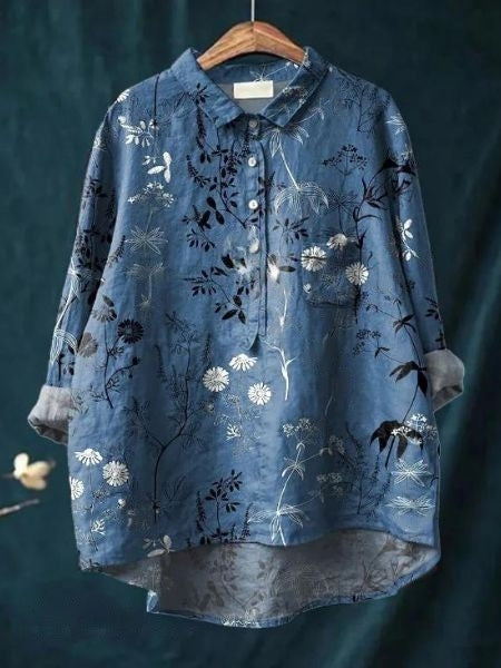 Lila - Blouse à imprimé floral