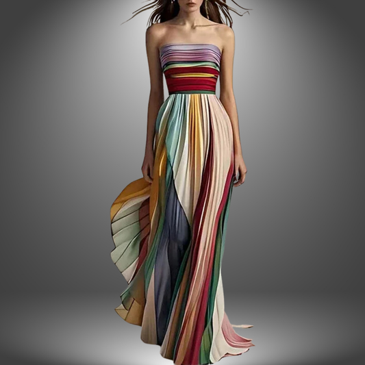 Pauline / Robe longue décontractée premium