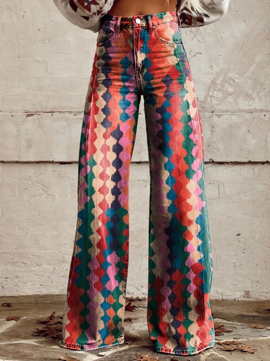 Rêve bohème | Pantalon évasé vintage