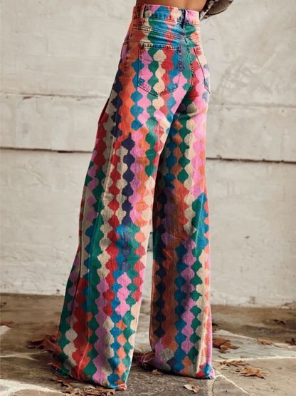 Rêve bohème | Pantalon évasé vintage