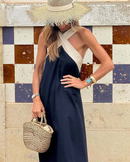 JILLIAN - ROBE LONGUE CROISÉE