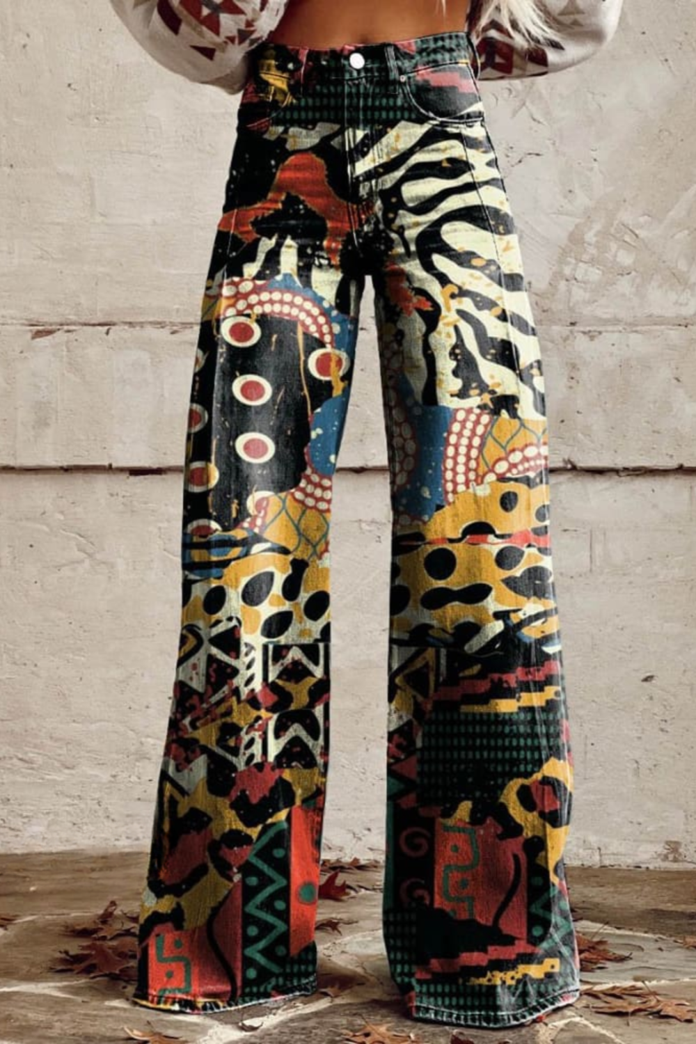 Iris | Pantalon évasé vintage