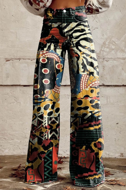 Iris | Pantalon évasé vintage