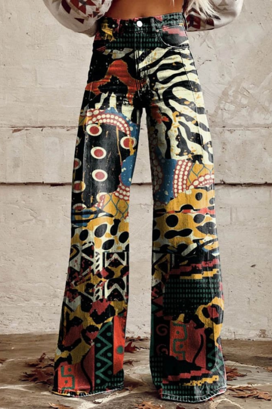 Iris | Pantalon évasé vintage