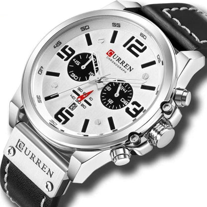 Montre à quartz décontractée et tendance.