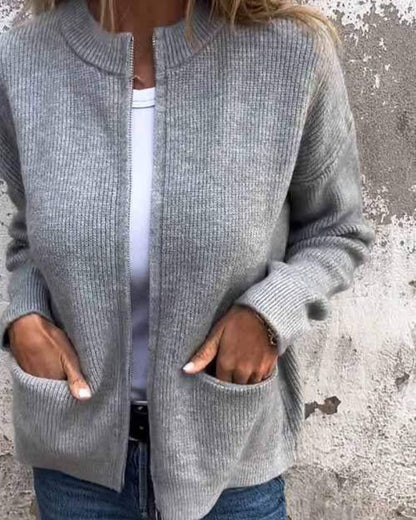 SOLEIL – CARDIGAN CÔTELÉ ÉCLATANT