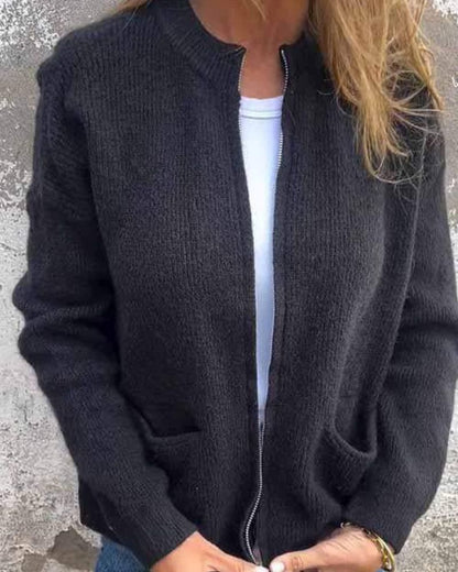 SOLEIL – CARDIGAN CÔTELÉ ÉCLATANT