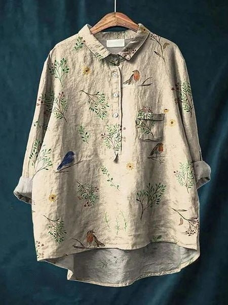 Lila - Blouse à imprimé floral