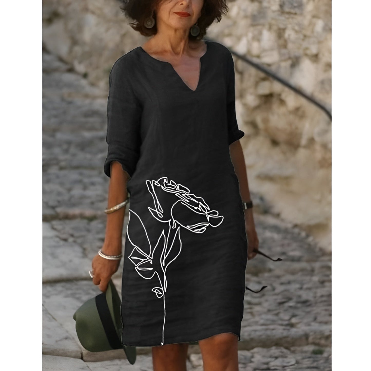 Kaija | Robe à motif de fleurs vintage