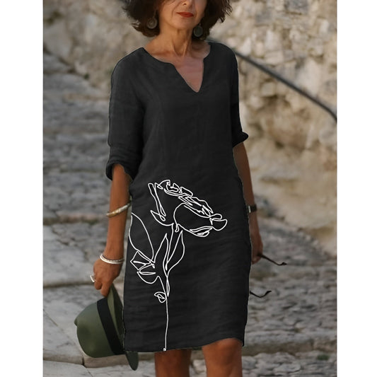 Kaija | Robe à motif de fleurs vintage
