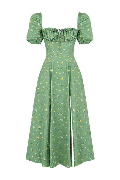 Aviana - Robe à Manches Bouffantes Bloom