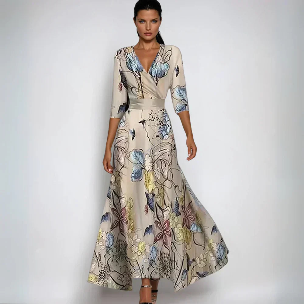 Erica - Robe fleurie élégante