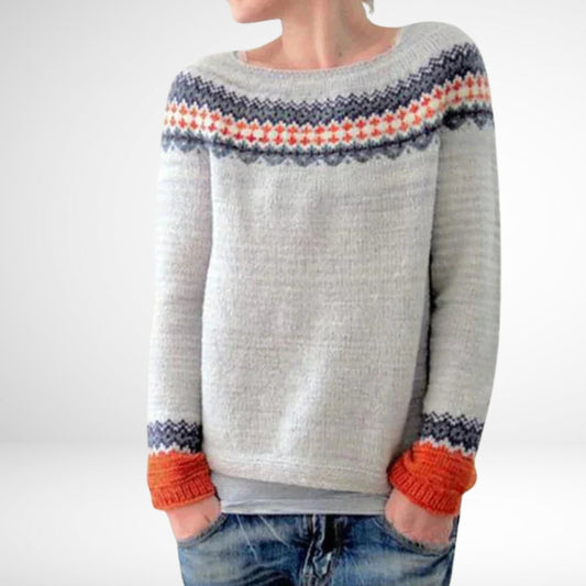 Ivana | Pull d'hiver rétro