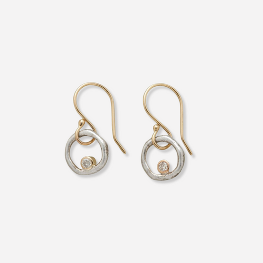 Boucles d'oreilles Laura Vintage en zircone