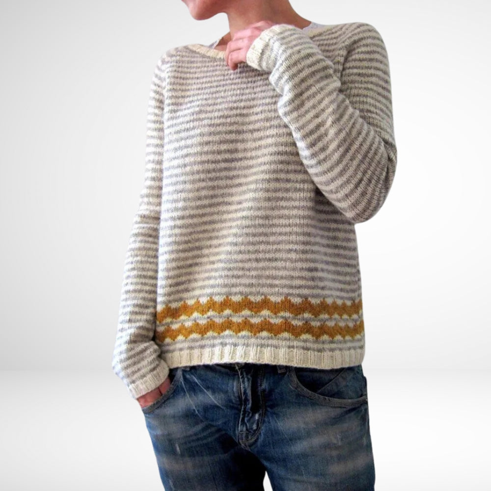 Ivana | Pull d'hiver rétro