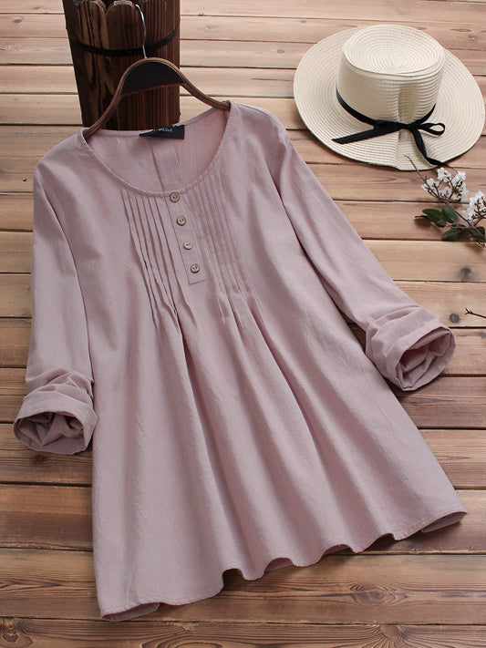lina™ | Chemise en coton et lin