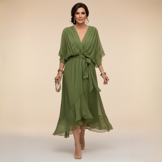 MARTA™ | Robe légère et transparente à col en V
