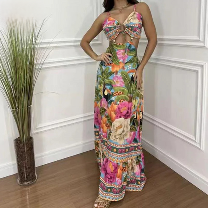 Divina™ | Robe longue tropicale