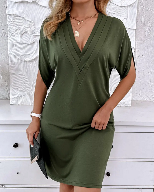 Selia™ | Robe élégante avec décolleté en V