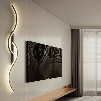 SwirlShine™ / Applique Murale Ondulée