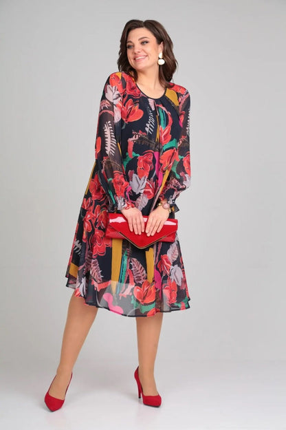 Manuelle™ | Robe florale fluide élégante féminine