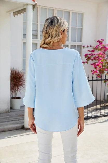 HOW - Blouse col V