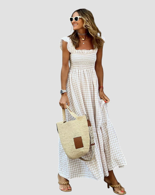 Manuela | Robe longue romantique