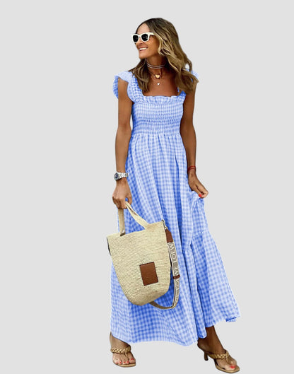 Manuela | Robe longue romantique