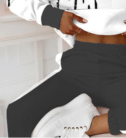 Ensemble deux pièces chic noir et blanc