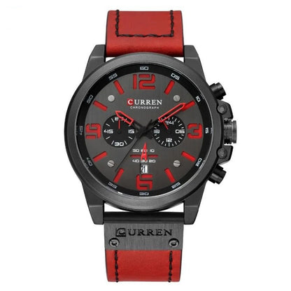 Montre à quartz décontractée et tendance.