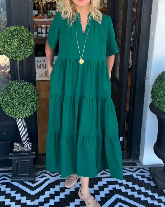 ÉTÉ - ROBE MAXI FLUIDE ÉLÉGANTE