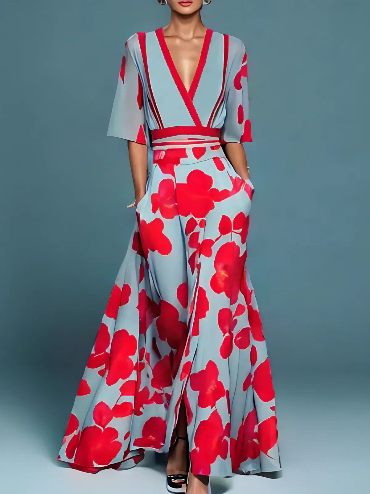 Sofia | Élégant Robe à Fleurs