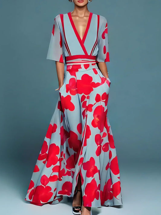 Sofia | Élégant Robe à Fleurs