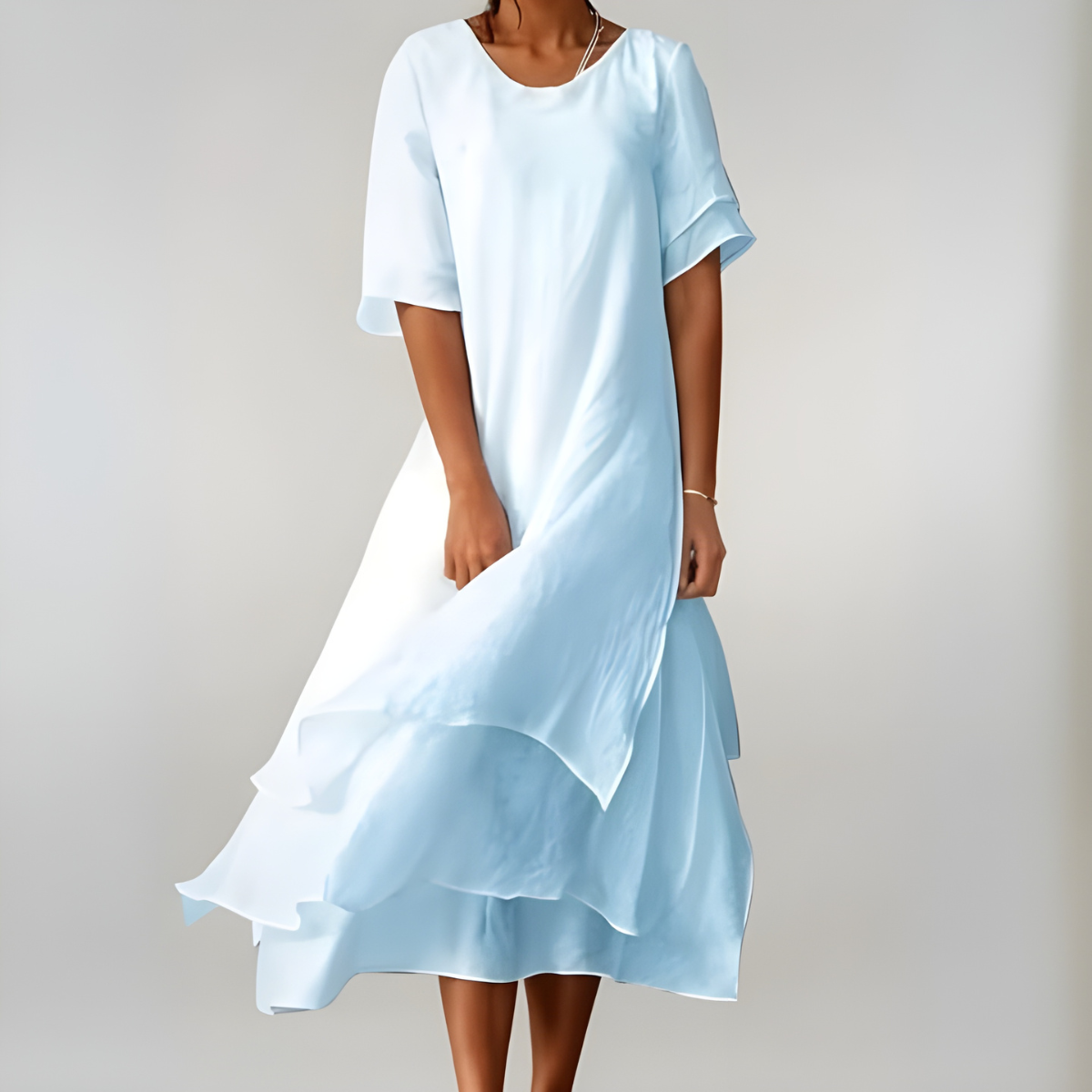 Francine / Robe longue en coton