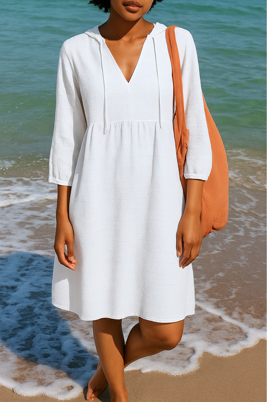 CASSIE - ROBE EN LIN CLASSIQUE