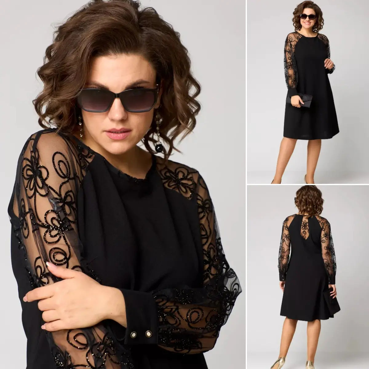 Regina | Robe midi classique pour occasions spéciales